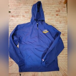 LSSU Champion Brand Windbreaker Coat Foldable into Pouch